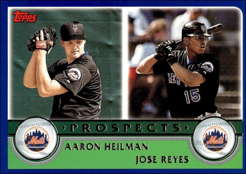 2003 Topps Series 2 Aaron Heilman / Jose Reyes #684 trading card