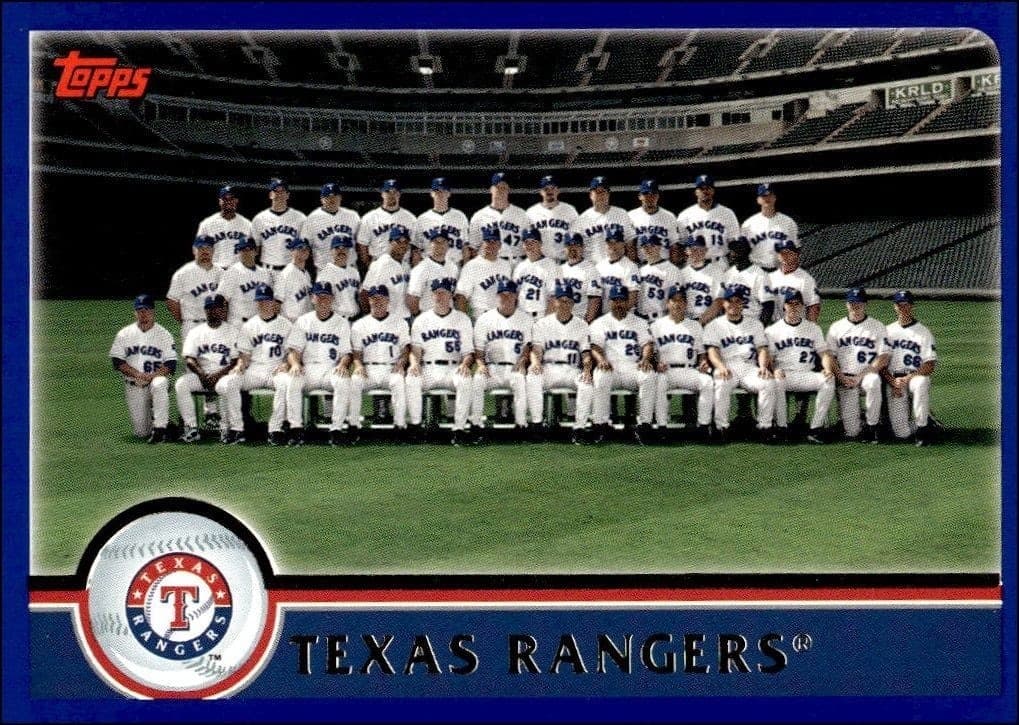 2003 Topps Texas Rangers #658 baseball trading card front