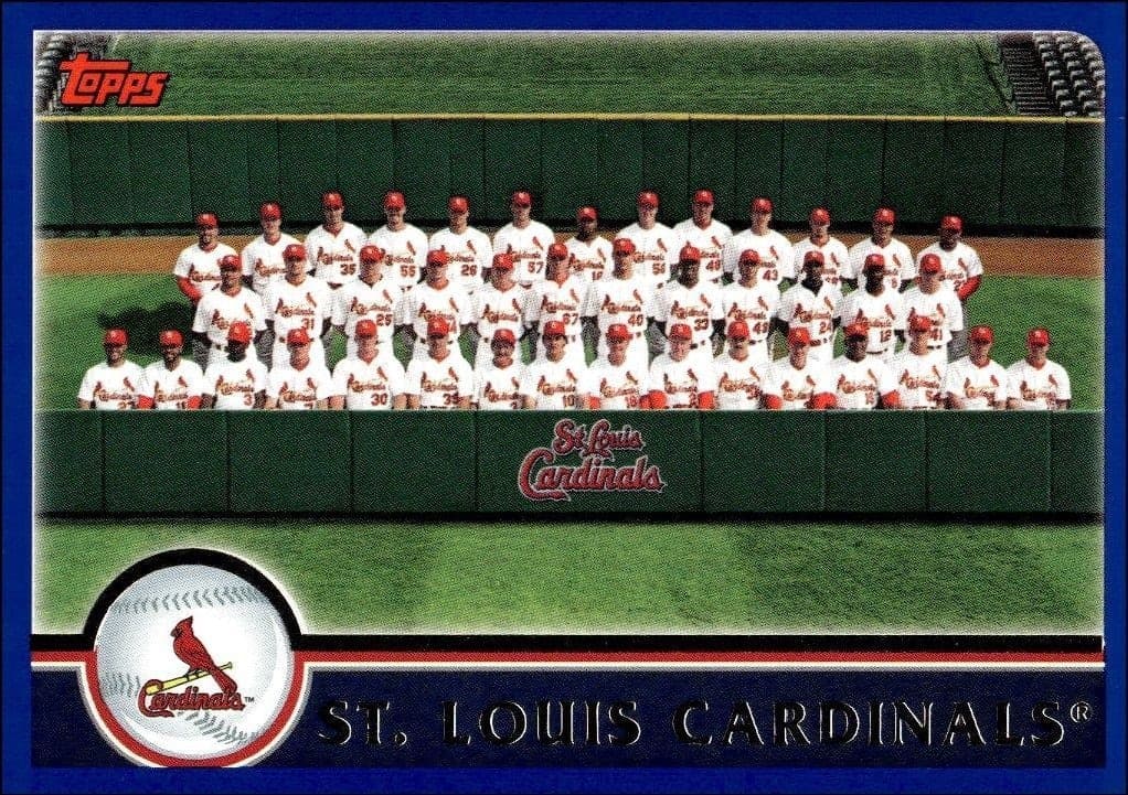 2003 Topps St. Louis Cardinals #656 baseball trading card front