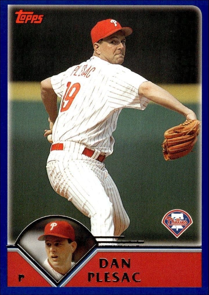 2003 Topps Series 2 Dan Plesac #592 trading card