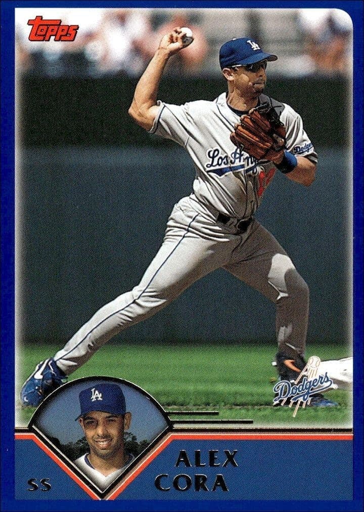 2003 Topps Alex Cora #586 baseball trading card front