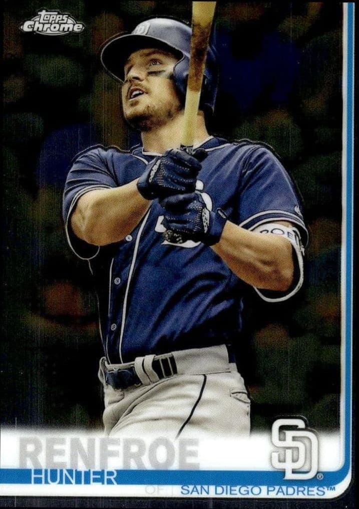 2019 Topps Chrome Hunter Renfroe #3 baseball trading card front