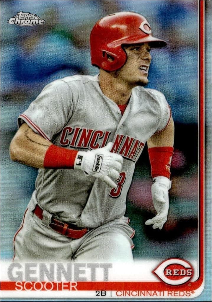 2019 Topps Chrome Scooter Gennett #107 trading card