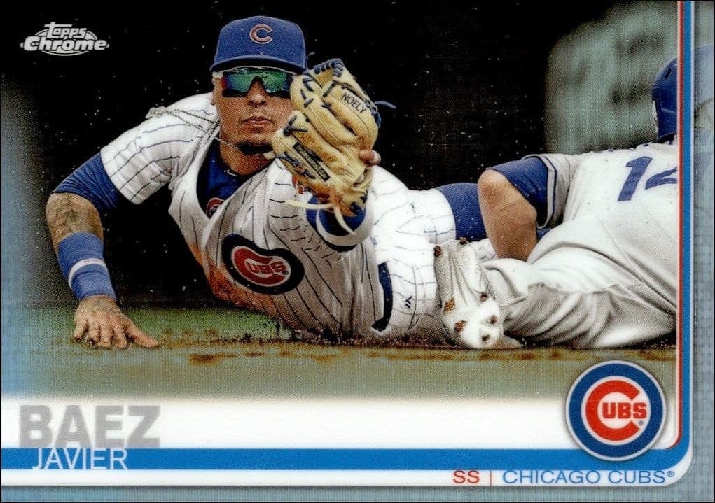 2019 Topps Chrome Javier Baez #48 trading card