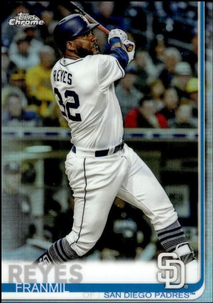 2019 Topps Chrome Franmil Reyes #186 trading card