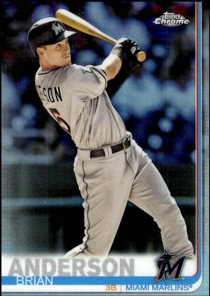 2019 Topps Chrome Brian Anderson #212 trading card