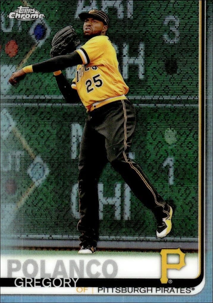 2019 Topps Chrome Gregory Polanco #198 trading card