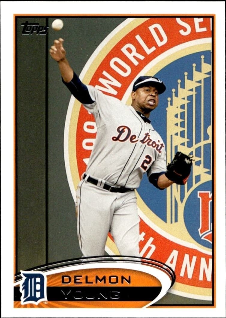 2012 Topps Delmon Young #65 baseball trading card front