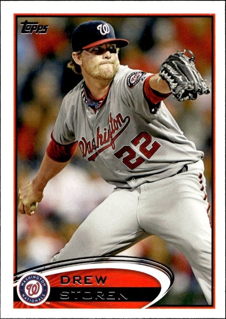 2012 Topps Series 1 Drew Storen #285 trading card