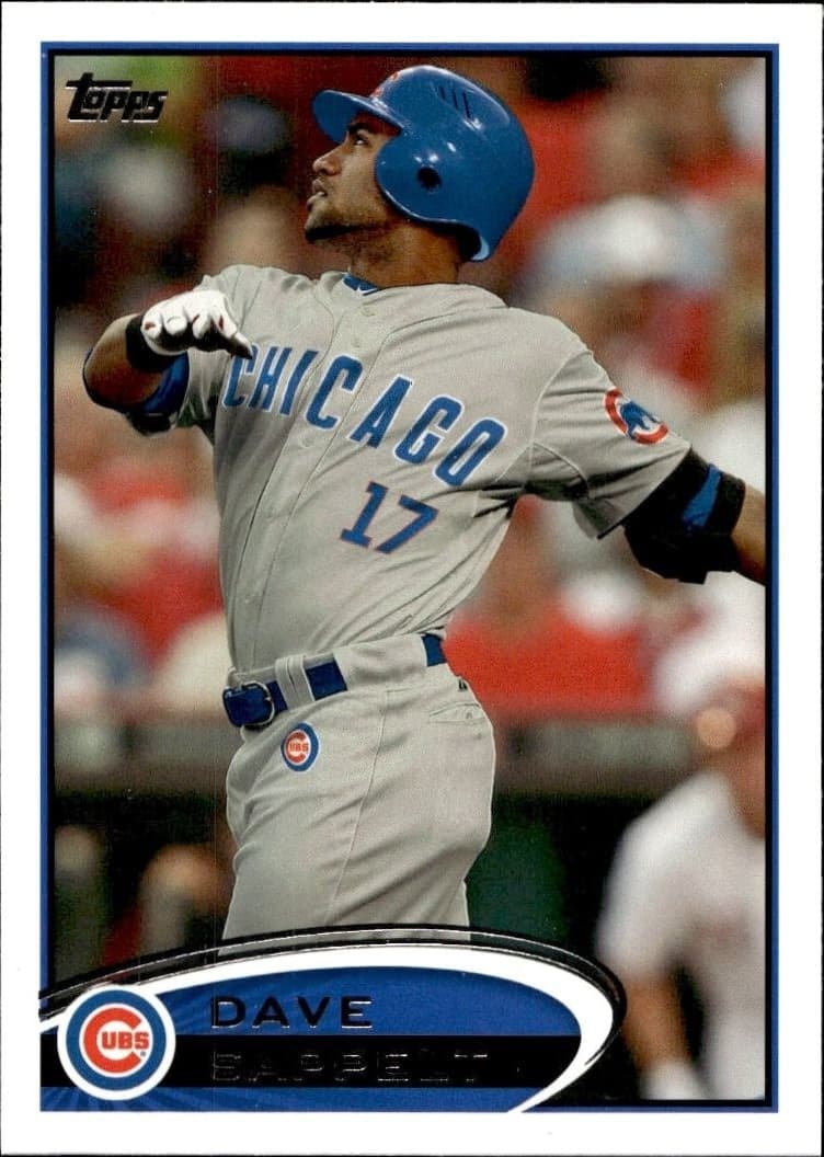 2012 Topps Dave Sappelt #657 baseball trading card front