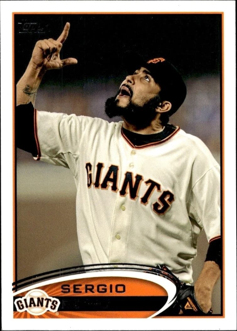2012 Topps Sergio Romo #379 baseball trading card front