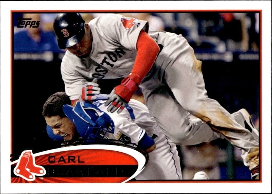 2012 Topps Series 2 Carl Crawford #368 trading card
