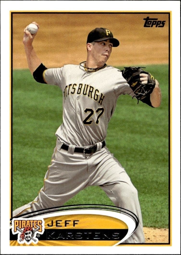 2012 Topps Jeff Karstens #71 baseball trading card front