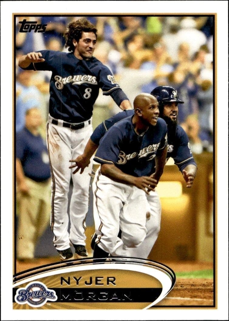 2012 Topps Series 1 Nyjer Morgan #66 trading card
