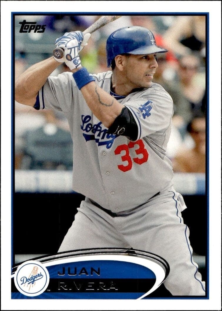 2012 Topps Series 2 Juan Rivera #406 trading card