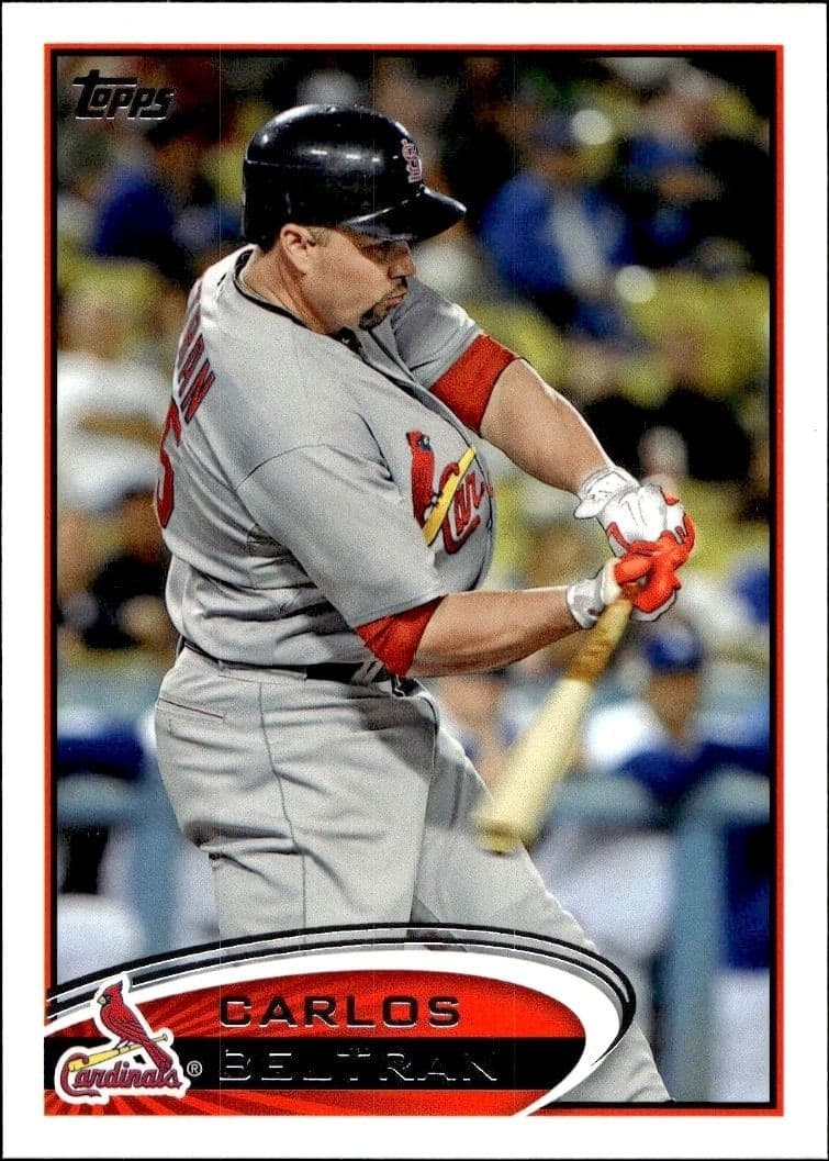 2012 Topps Carlos Beltran #612 baseball trading card front