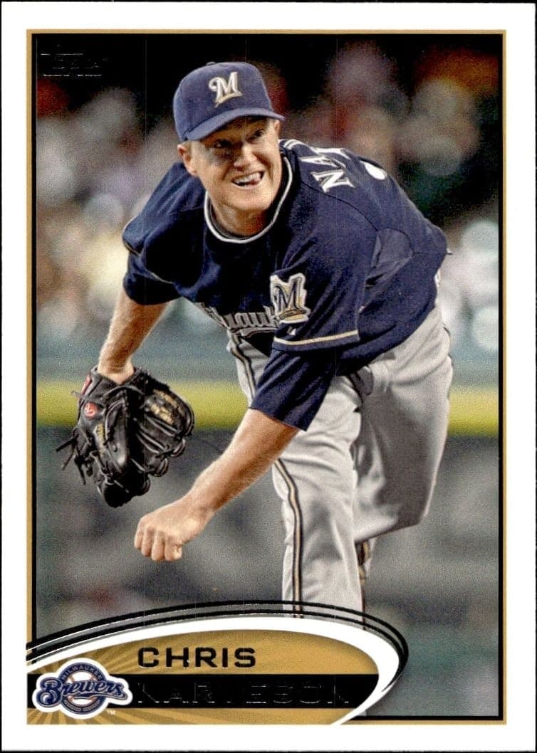 2012 Topps Series 2 Chris Narveson #633 trading card