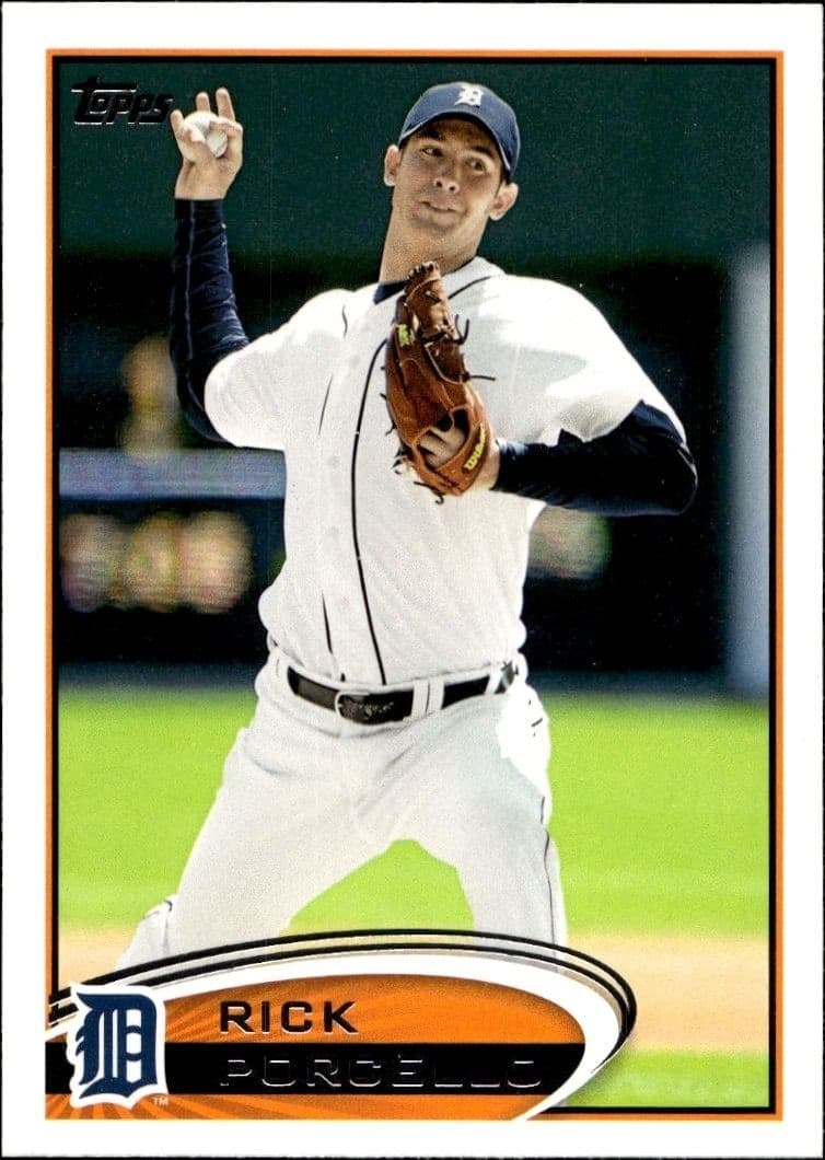 2012 Topps Series 1 Rick Porcello #82 trading card
