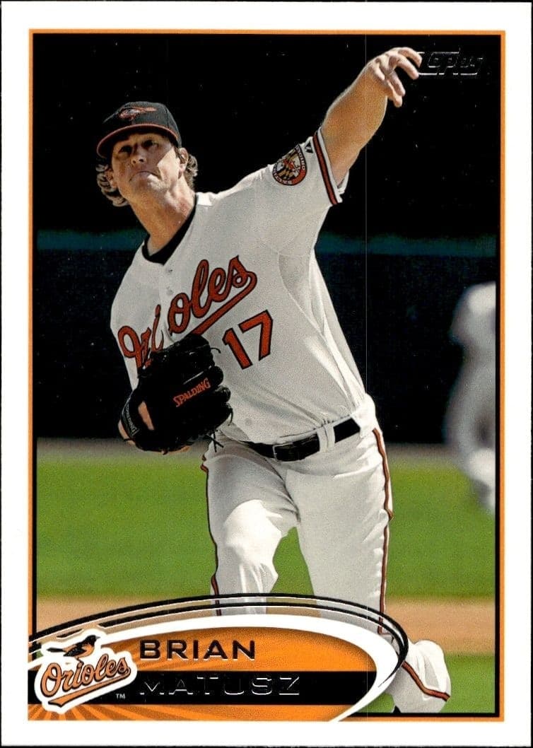 2012 Topps Brian Matusz #84 baseball trading card front