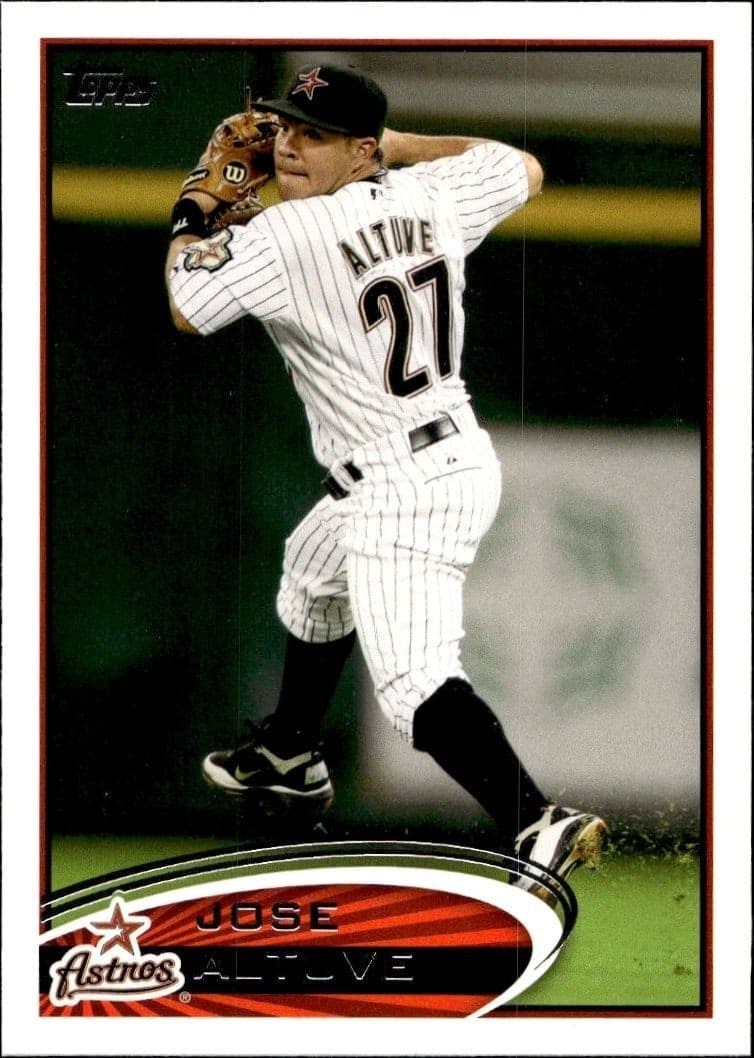 2012 Topps Series 1 Jose Altuve #187 trading card