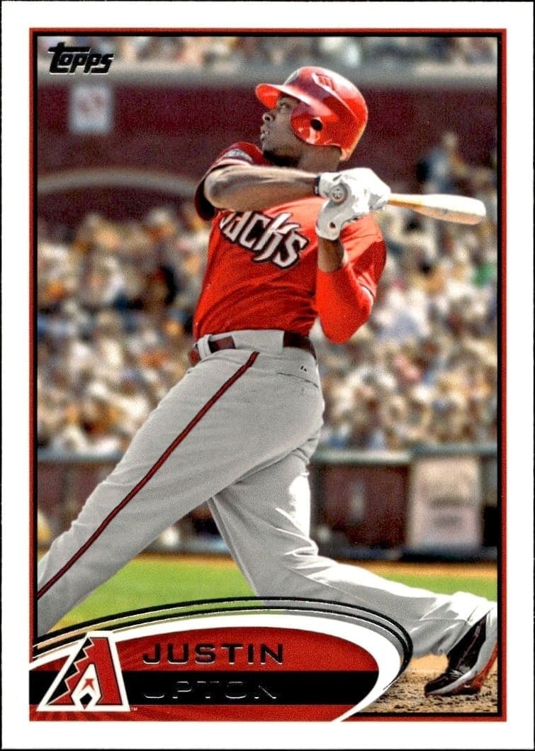 2012 Topps Series 2 Justin Upton #450 trading card