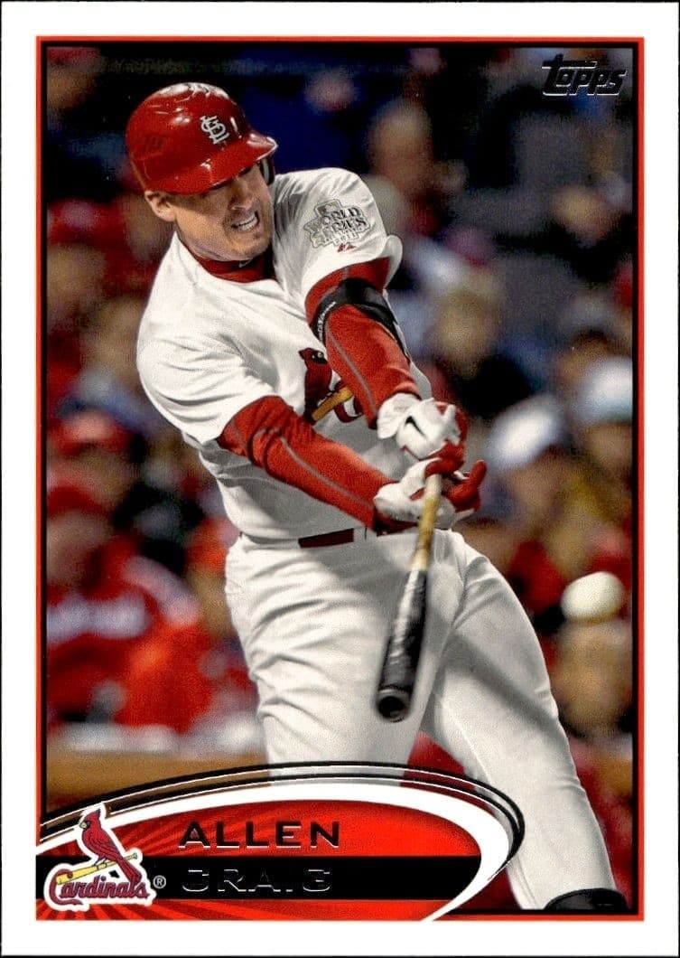 2012 Topps Allen Craig #402 baseball trading card front