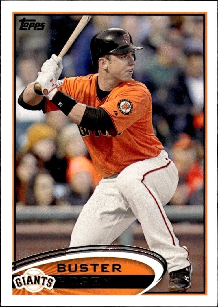 2012 Topps Series 2 Buster Posey #398 trading card