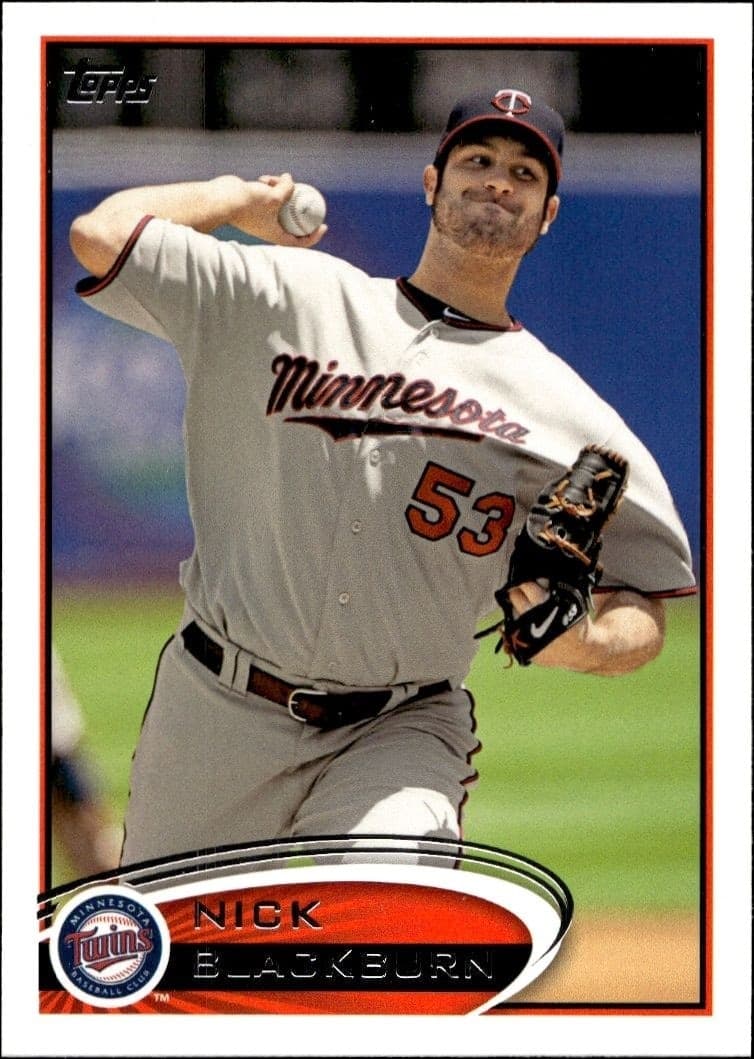 2012 Topps Series 1 Nick Blackburn #316 trading card