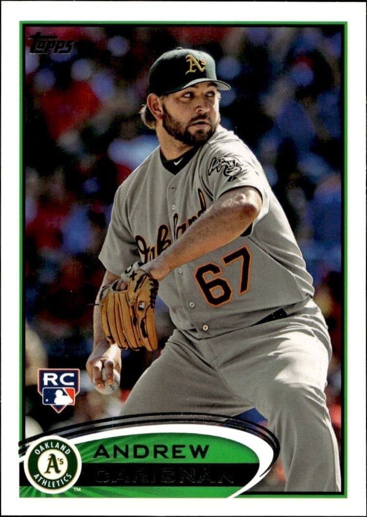 2012 Topps Andrew Carignan #202 baseball trading card front