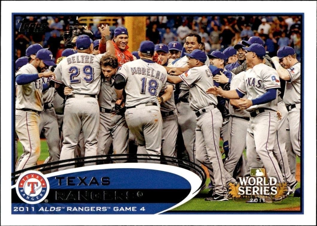 2012 Topps Texas Rangers #59 baseball trading card front
