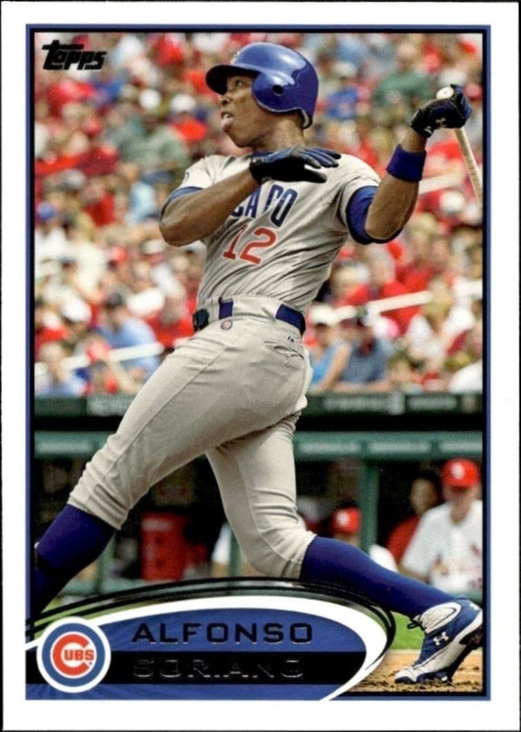 2012 Topps Series 2 Alfonso Soriano #348 trading card