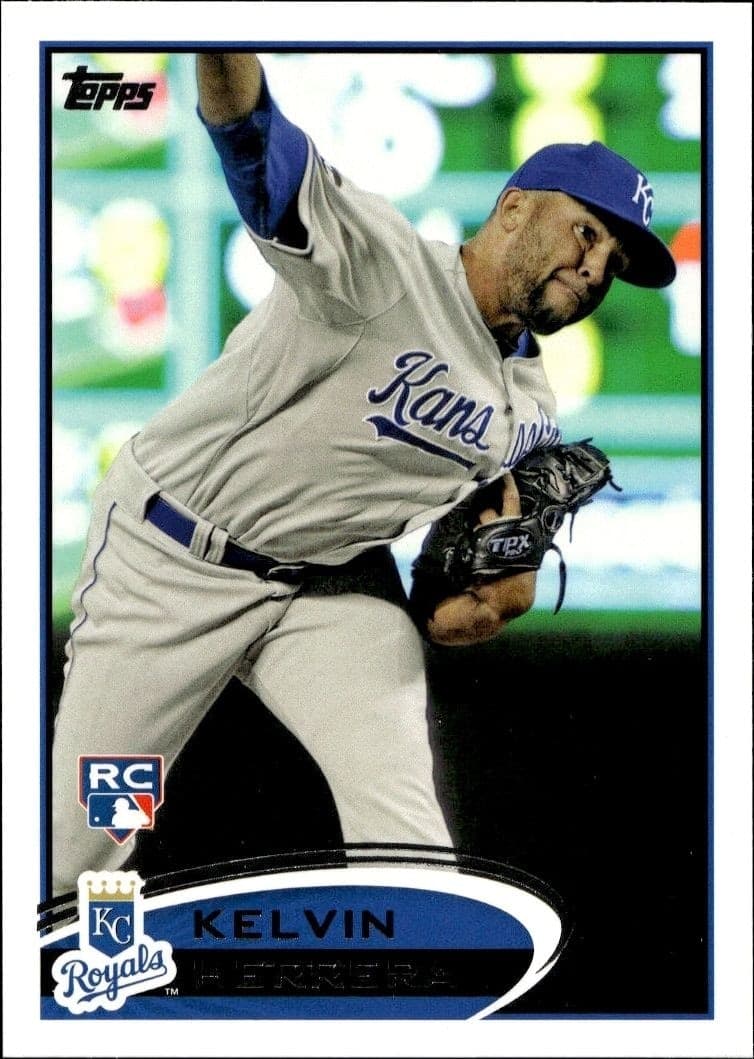 2012 Topps Kelvin Herrera #211 baseball trading card front