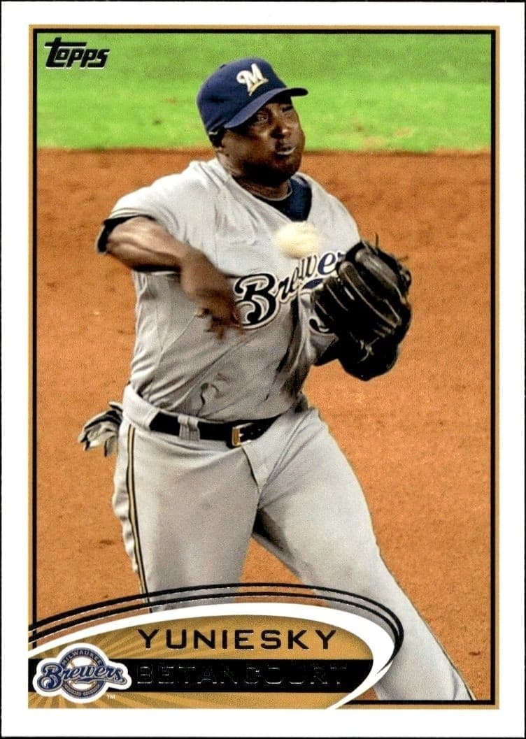 2012 Topps Yuniesky Betancourt #57 baseball trading card front