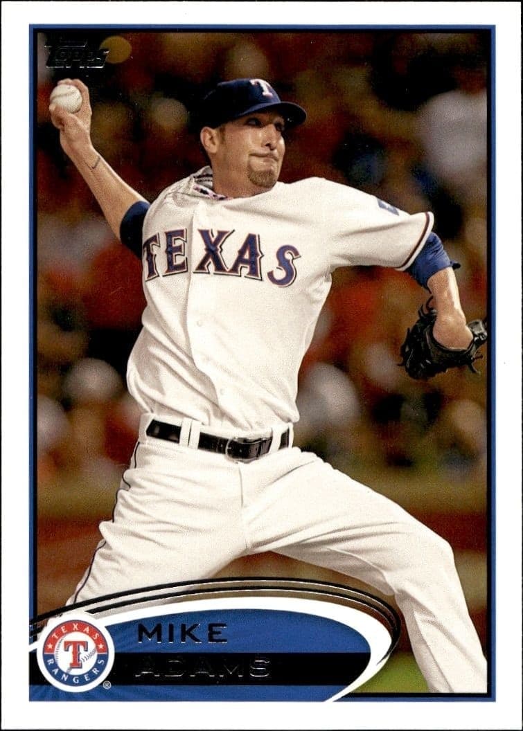 2012 Topps Mike Adams #8 baseball trading card front