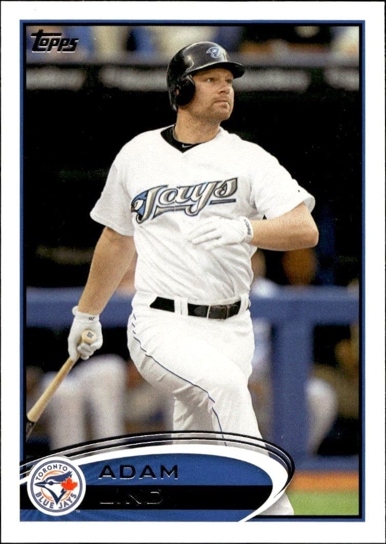 2012 Topps Adam Lind #245 baseball trading card front