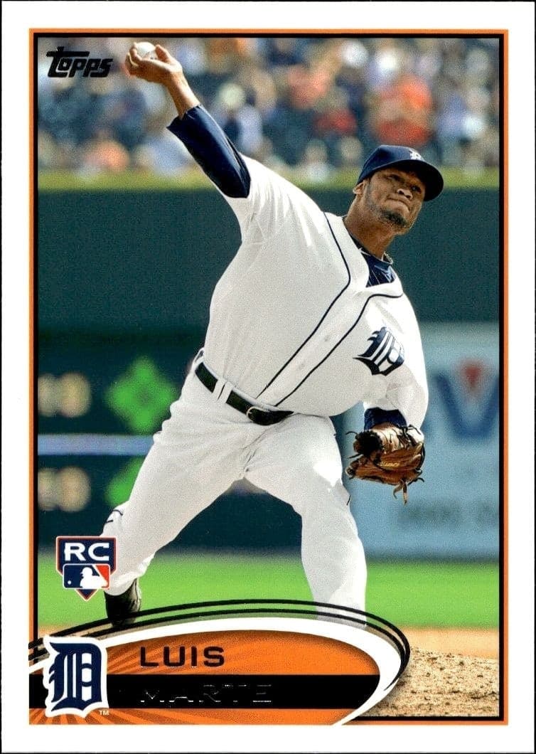 2012 Topps Series 2 Luis Marte #615 trading card