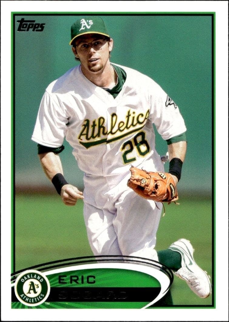 2012 Topps Series 2 Eric Sogard #487 trading card