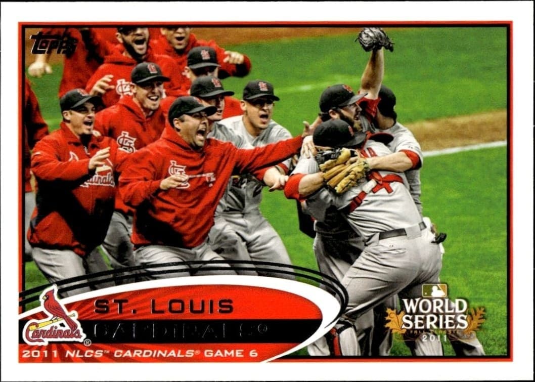 2012 Topps Series 1 St. Louis Cardinals #233 trading card