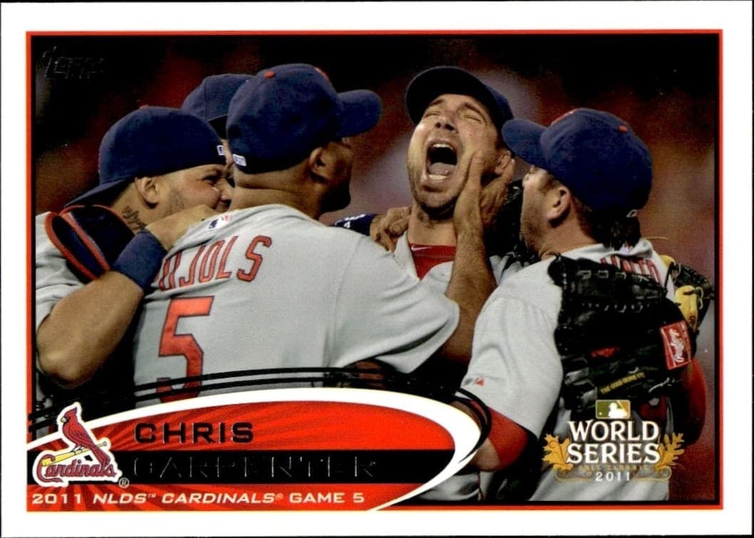 2012 Topps Series 1 Chris Carpenter #264 trading card