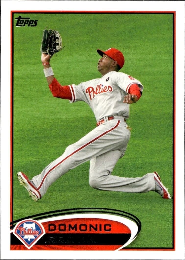 2012 Topps Domonic Brown #98 baseball trading card front