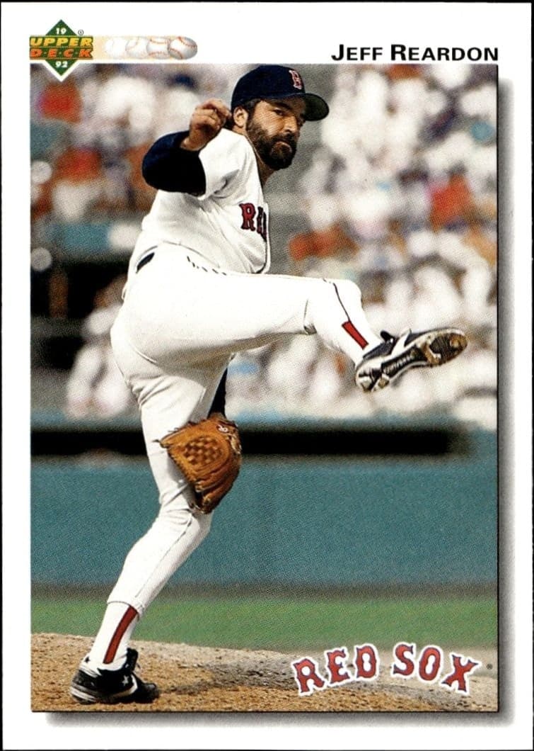 1992 Upper-Deck Low Number Jeff Reardon #501 trading card