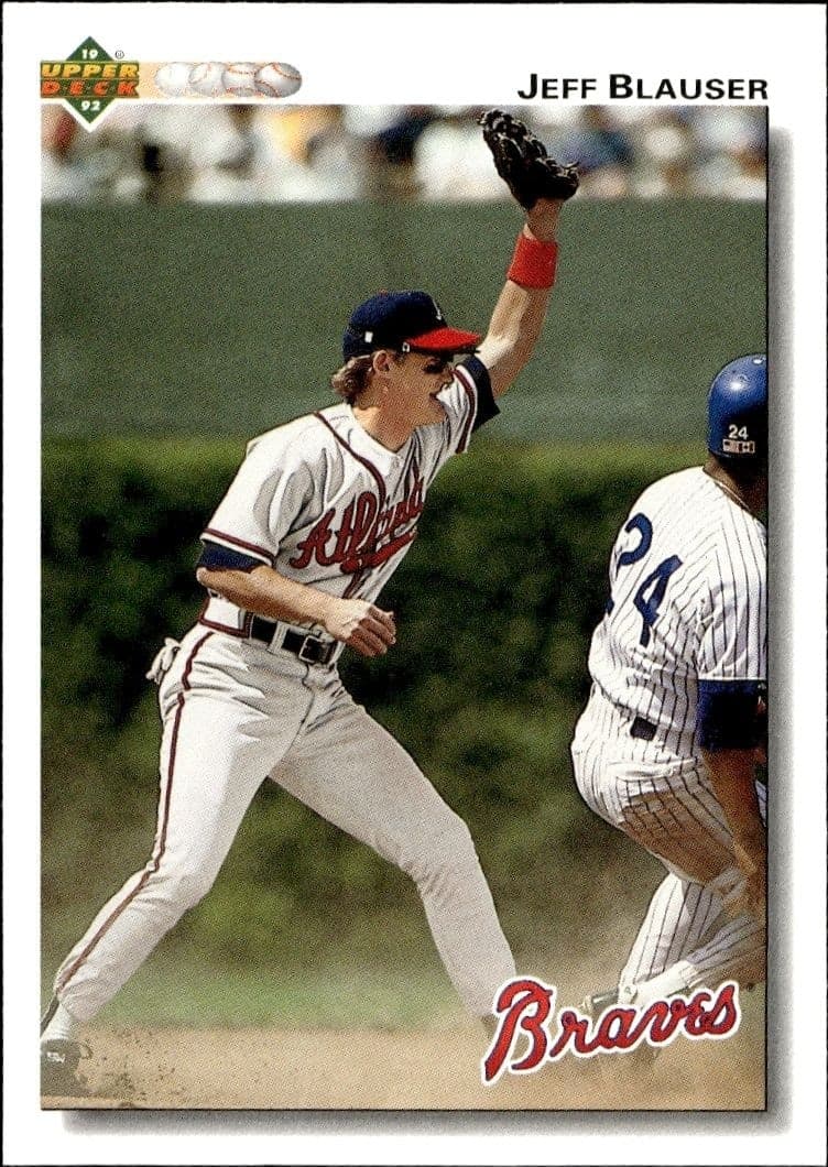 1992 Upper-Deck Low Number Jeff Blauser #370 trading card