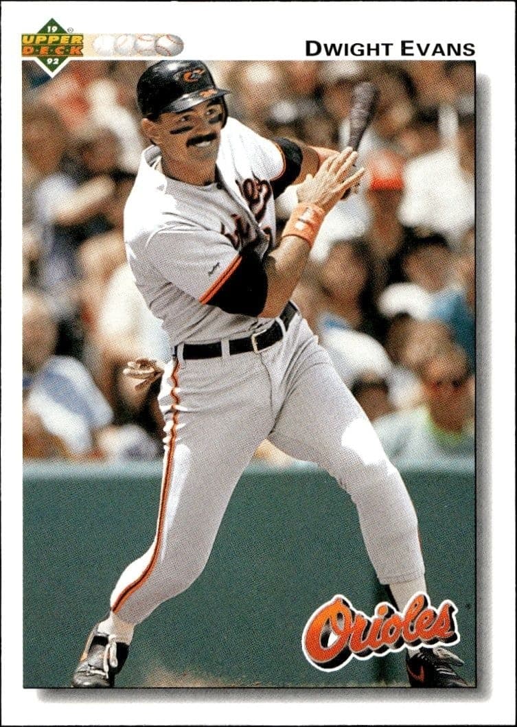 1992 Upper Deck Dwight Evans #248 baseball trading card front