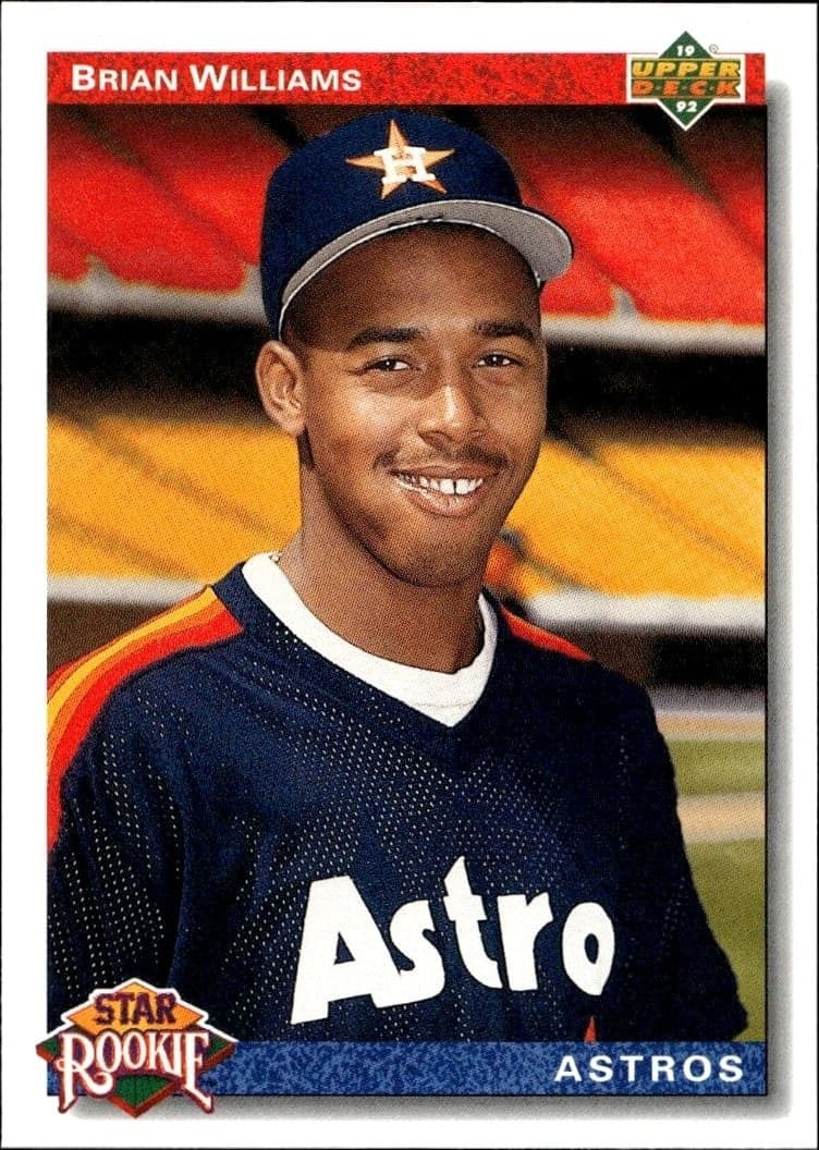 1992 Upper-Deck Low Number Brian Williams #23 trading card