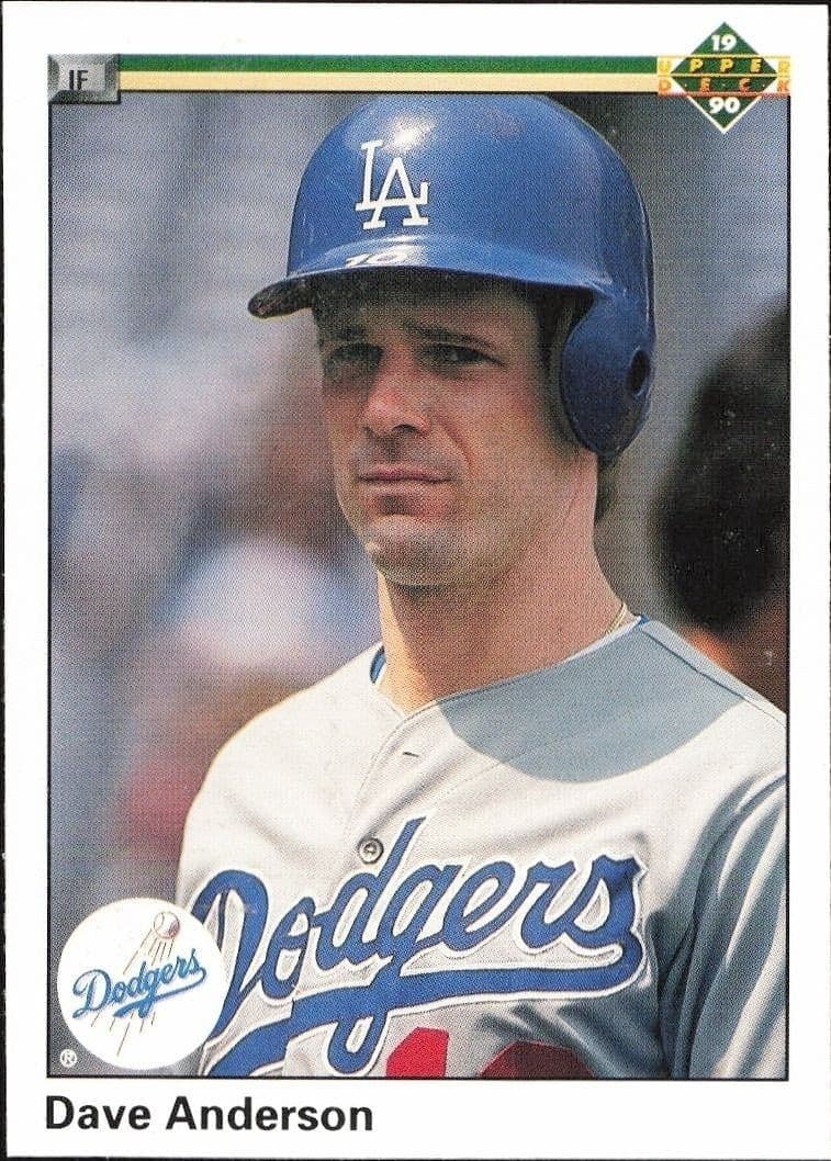 1990 Upper-Deck Low Number Dave Anderson #510 trading card