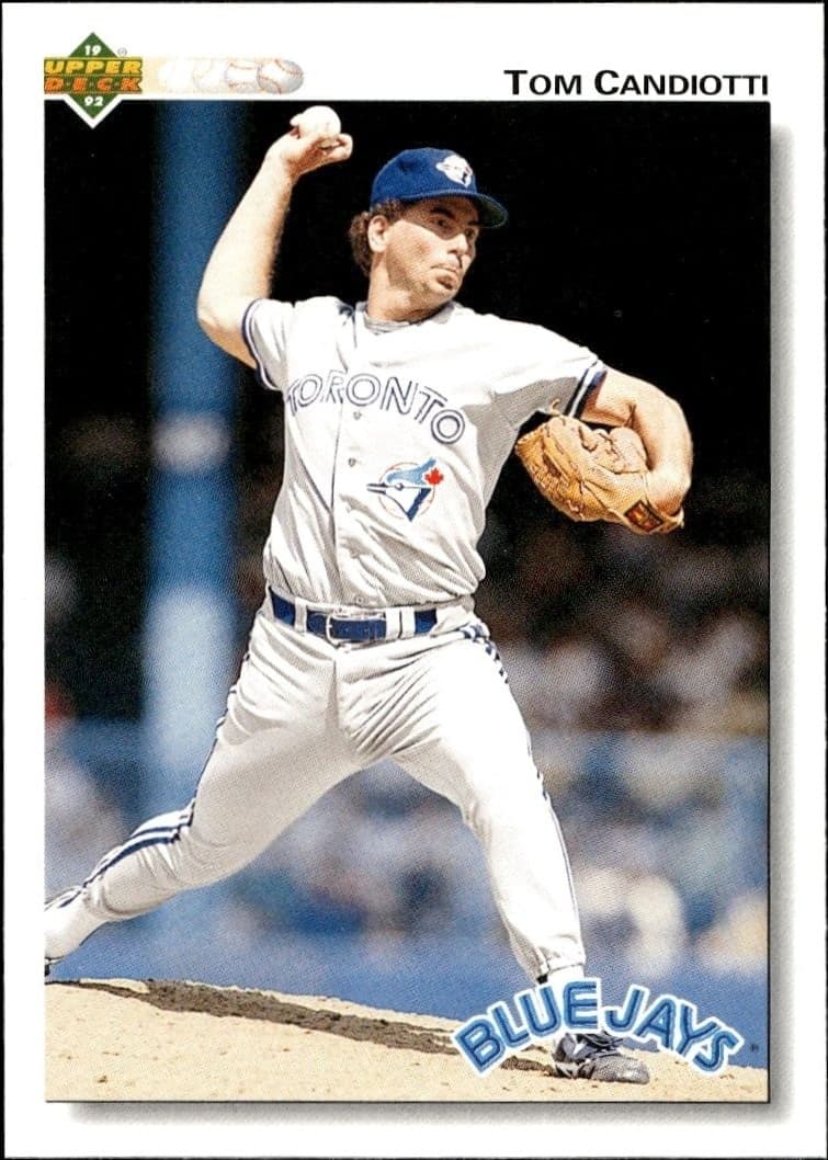 1992 Upper-Deck Low Number Tom Candiotti #447 trading card