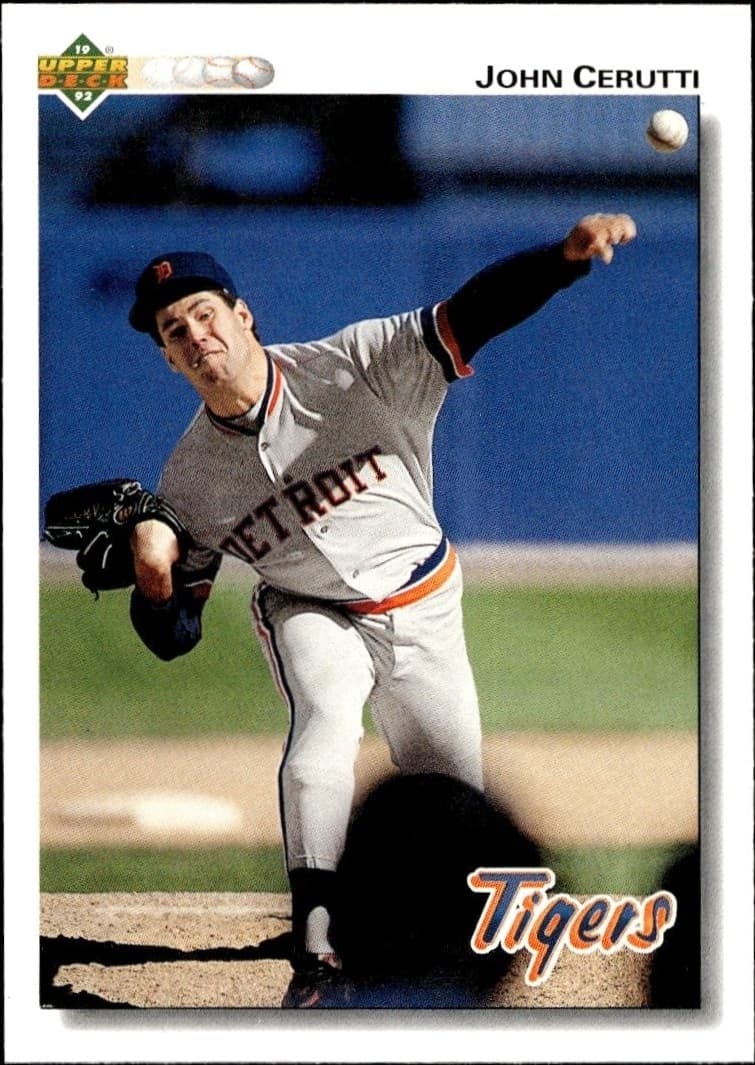 1992 Upper-Deck Low Number John Cerutti #487 trading card