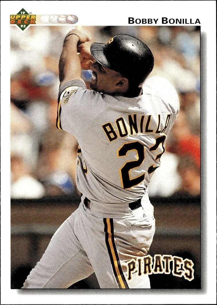 1992 Upper-Deck Low Number Bobby Bonilla #225 trading card