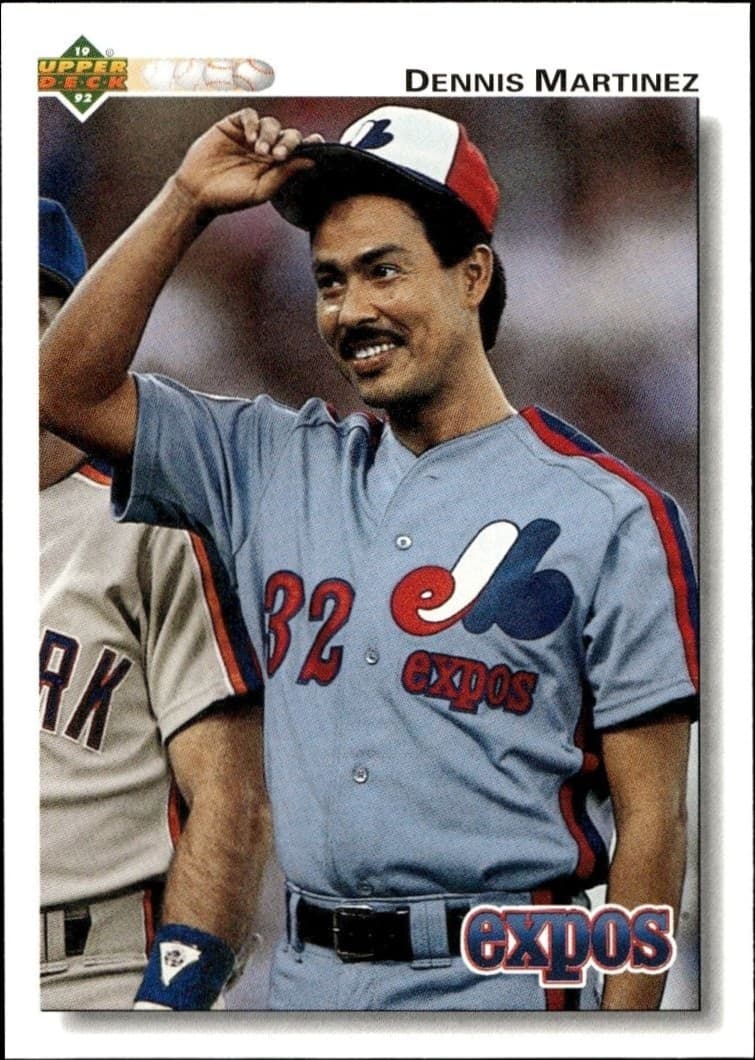 1992 Upper-Deck Low Number Dennis Martinez #365 trading card