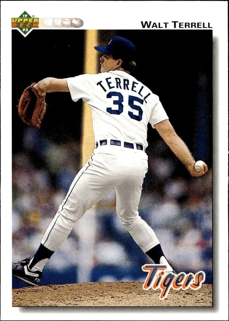 1992 Upper-Deck Low Number Walt Terrell #520 trading card